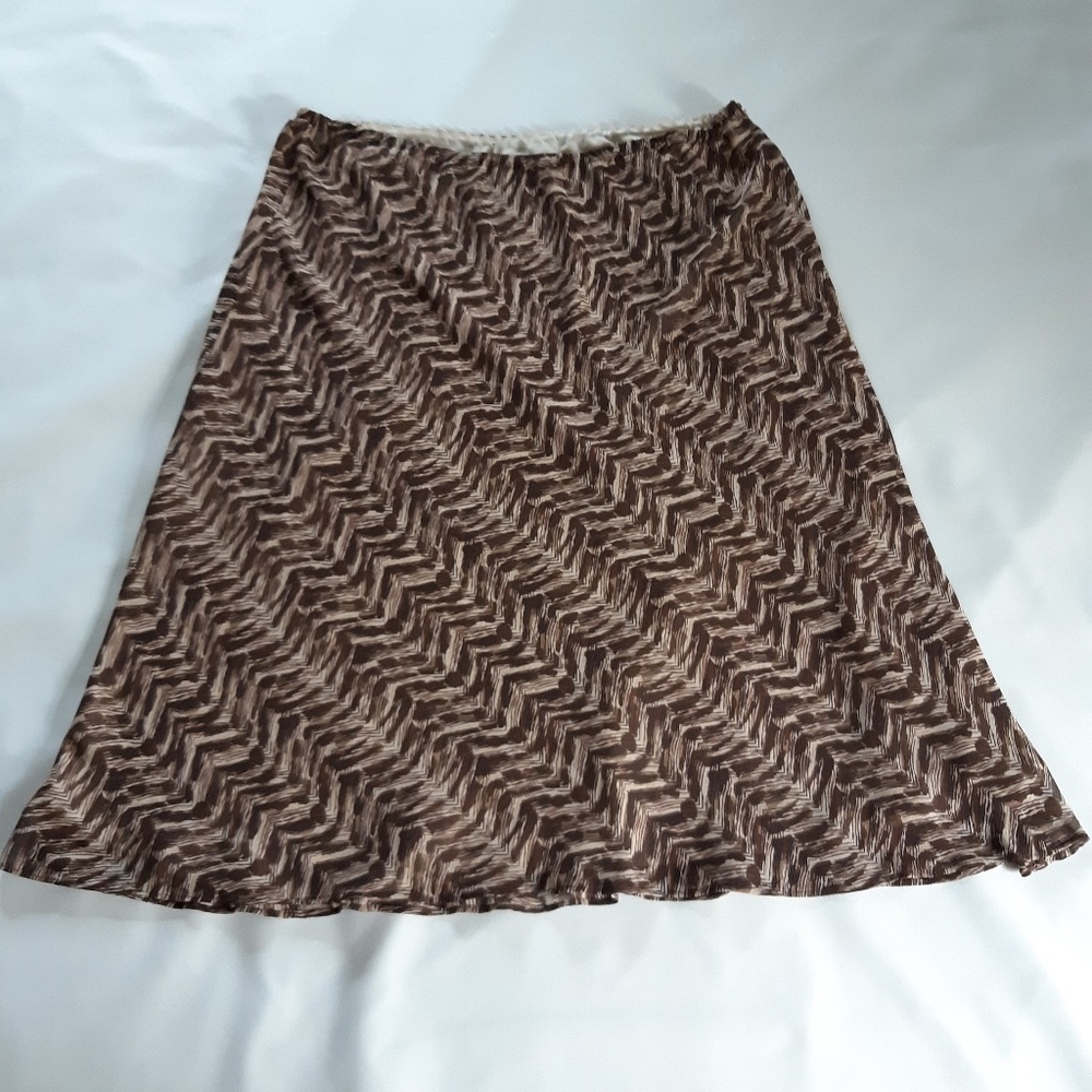 East 5th Elastic Waist Print Skirt 2X Plus Size